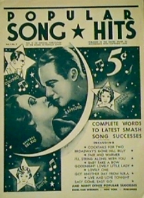 Popular Song Hits Magazine, Vol. 1 No. 2 - 1934
